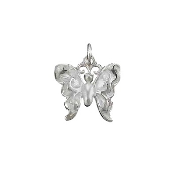 Sterling Silver Butterfly Charm Pendant