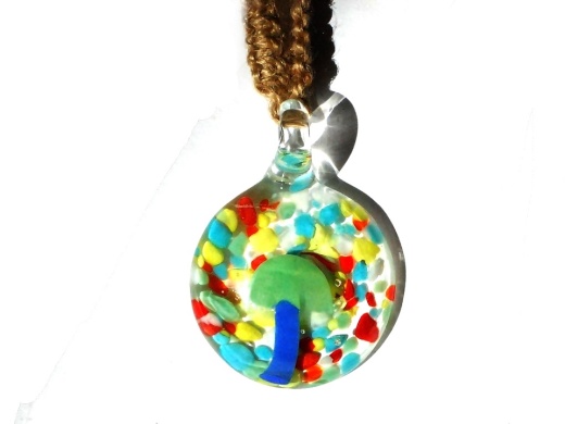 Psychedelic Mushroom Hemp Necklace