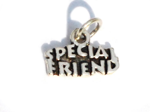 Sterling Silver Special Friend Pendant Charm