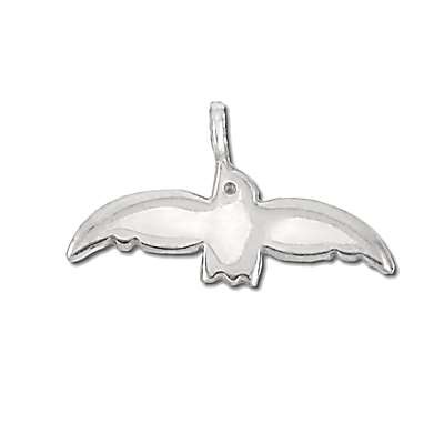 Sterling Silver Fly Bird Pendant