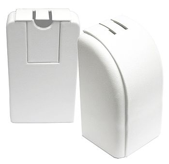 Noblepack Hide-A-Tag Leatherette Magnetic Ring Display