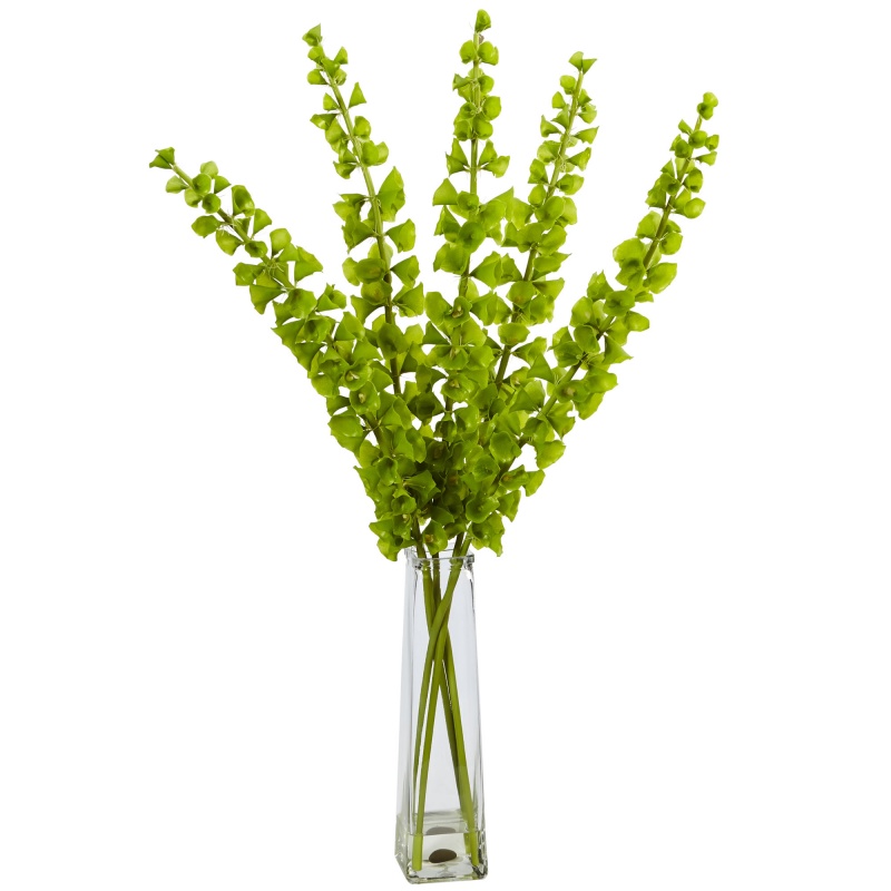 Bells Of Ireland In Pyramid Glass