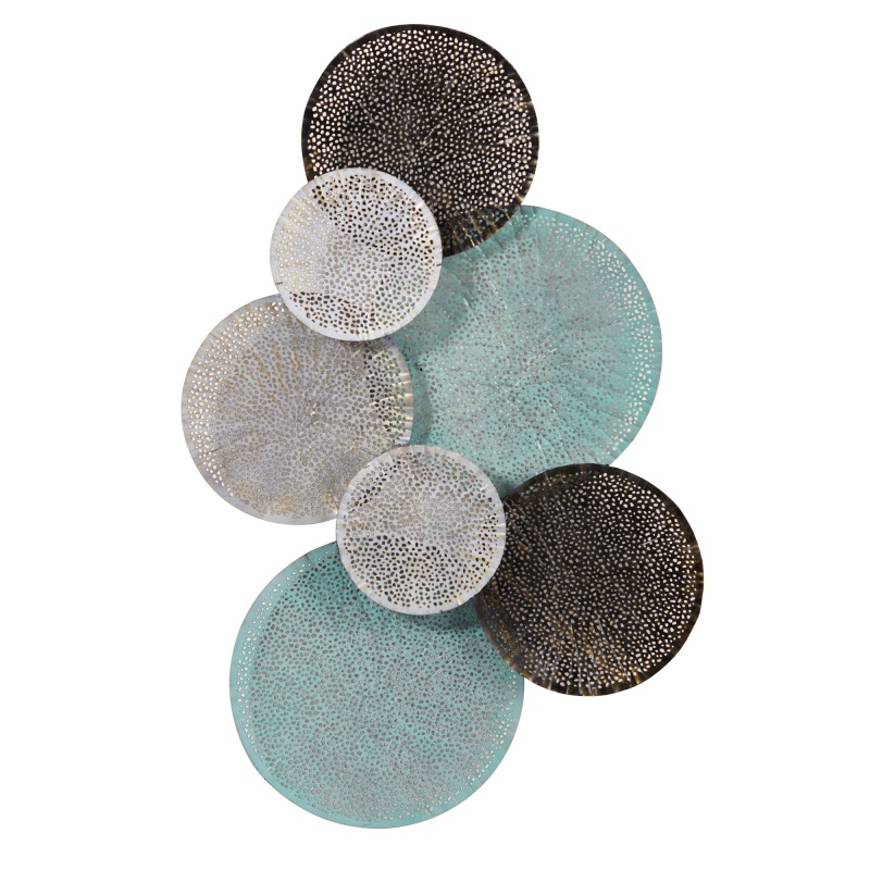 2.5’ X 1’ Layered Metal Wall Art Decor