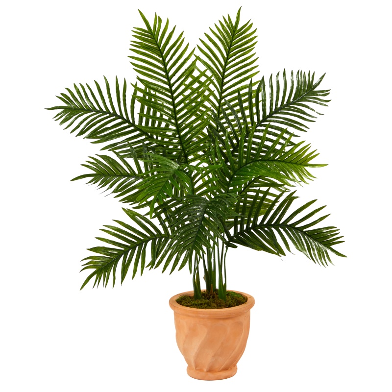 45” Areca Palm Artificial Tree in Terra-Cotta Planter