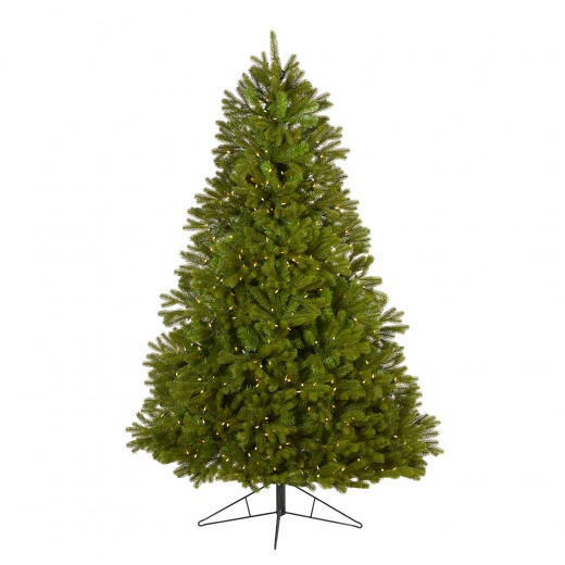 7' Cambridge Spruce Flat Back Artificial Christmas Tree