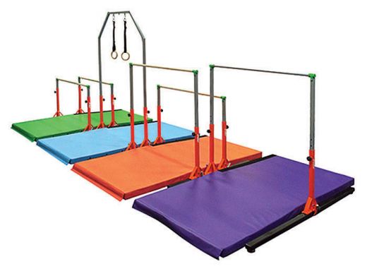 Aai Elite Kids Gym Complete Inline Circuit with Mats Included