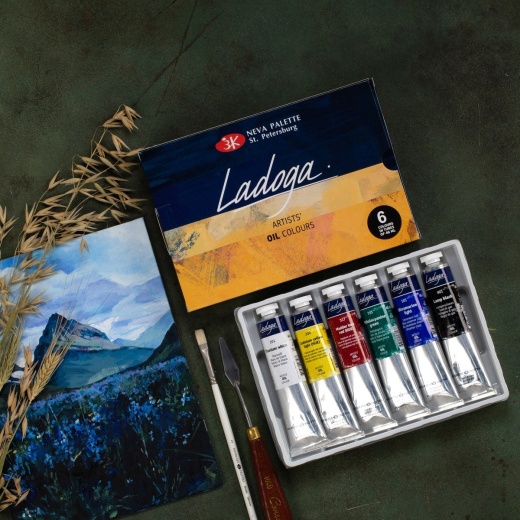 Oil Paint Set Ladoga Professional Extra Fine 6X46ml