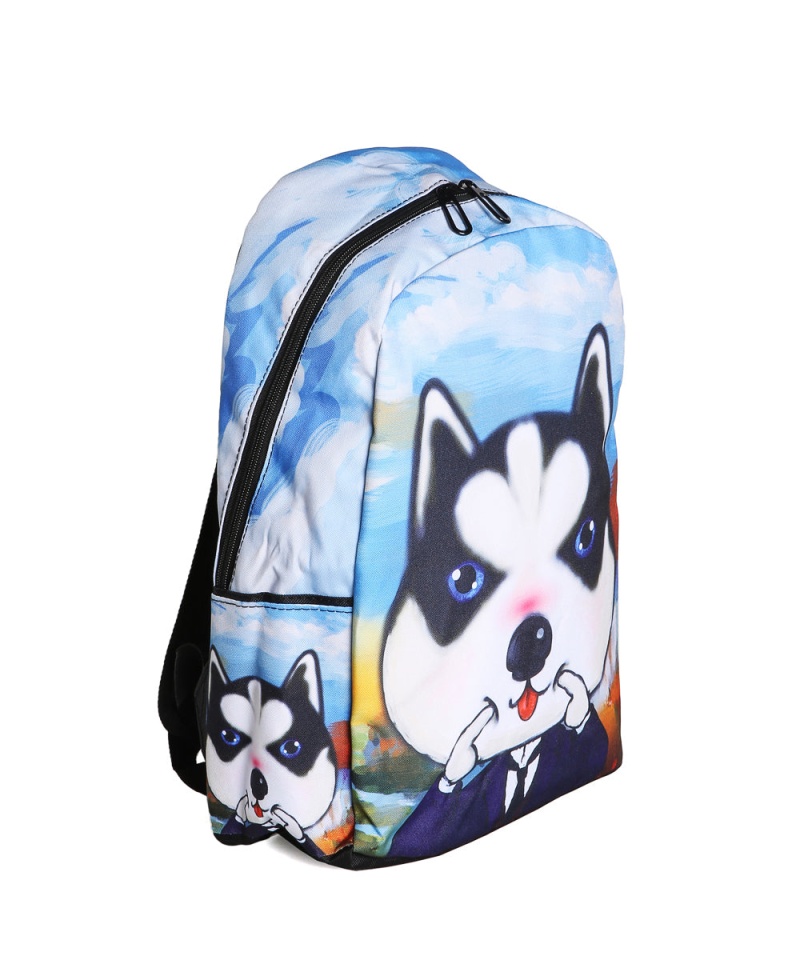 Artistic Husky Backpack