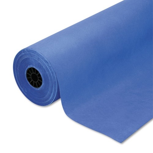 Pacon Rainbow Duo-Finish Colored Kraft Paper, 35 Lb Wrapping Weight, 36" X 1,000 Ft, Royal Blue