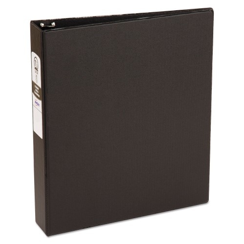 Avery Economy Non-View Binder With Round Rings, 3 Rings, 1.5" Capacity, 11 X 8.5, Black
