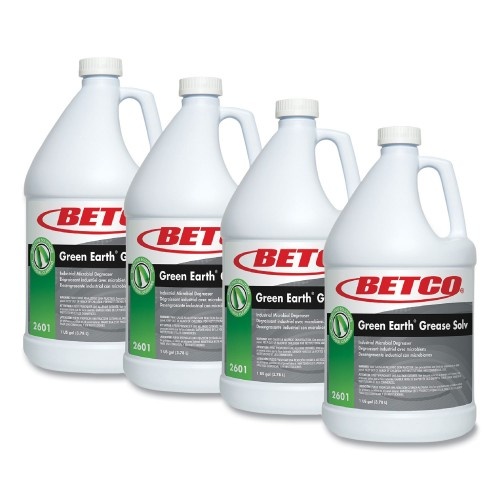 Betco Bioactive Solutions Grease Solv, Orange Scent, 1 Gal Bottle, 4/Carton