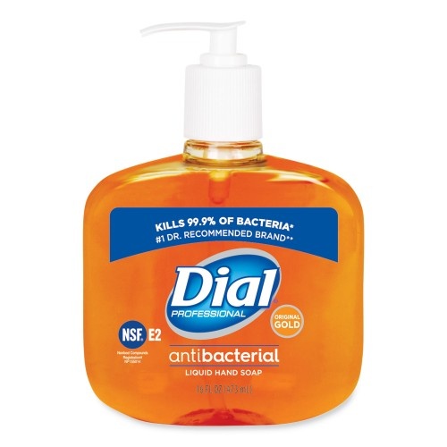 Dial Gold Antimicrobial Liquid Hand Soap, Floral Fragrance, 16 Oz Pump Bottle