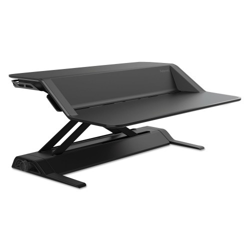 Fellowes Lotus Sit-Stand Workstation, 32.75W X 24.25D X 5.5 To 22.5H, Black