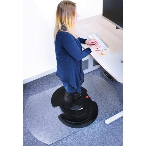Floortex Afs-Tex 5000 S2s "Sit To Stand" Ergonomic Solution For Carpet Floors