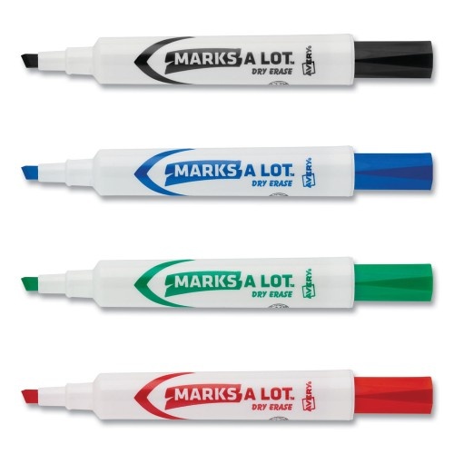 MARKS A LOT Regular Desk-Style Permanent Marker Value Pack, Broad