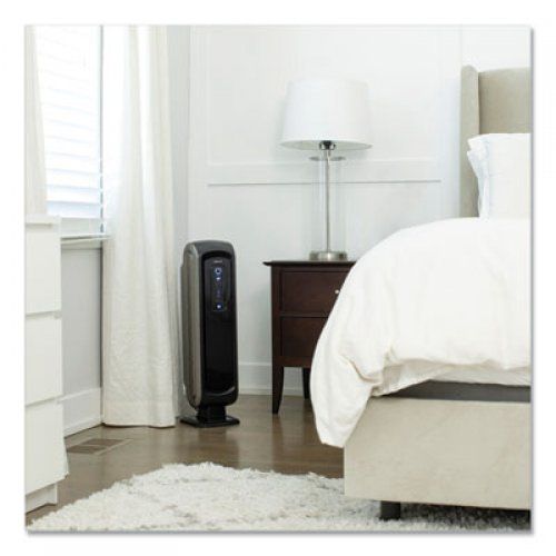 Fellowes Hepa And Carbon Filtration Air Purifiers, 100-200 Sq Ft Room Capacity, Black