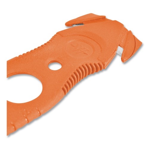 Klever Kutter Safety Cutter, 3 Razor Blades, 1 Blade, 4 Plastic Handle,  Red