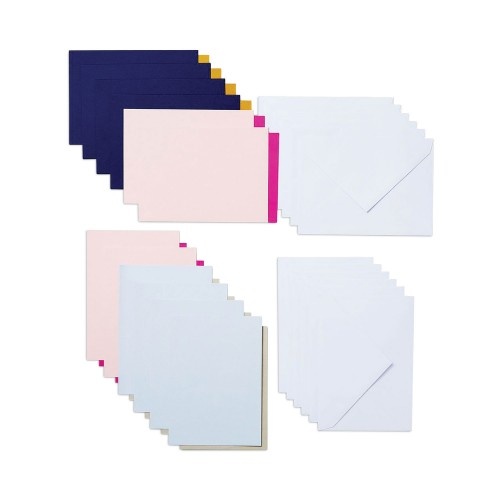 Cricut Joy Insert Cards, 4.5 X 6.25, 12 Assorted Color Cards/12 Assorted Color Inserts/12 White Envelopes