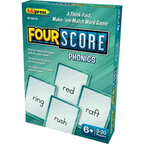 Teacher Created Resources Four Score Phonics Card Game