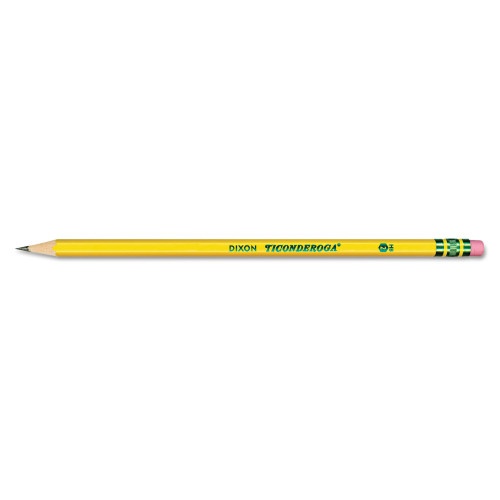Ticonderoga Pre-Sharpened Pencil, Hb (#2), Black Lead, Yellow Barrel, 30/Pack