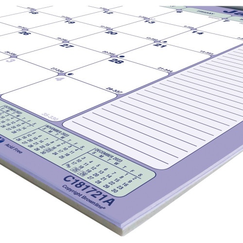Brownline Magnetic Monthly Desk Pad