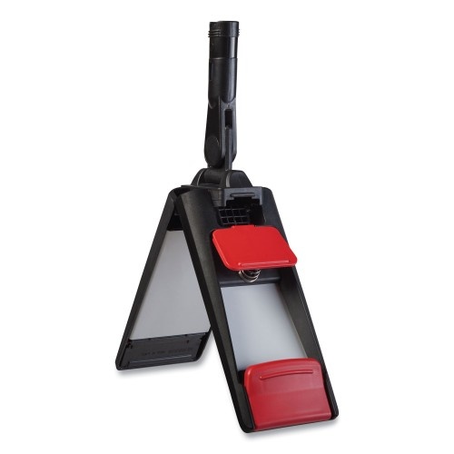 Rubbermaid Commercial Adaptable Flat Mop Frame, 18.25 X 4, Black/Gray/Red