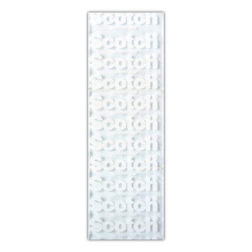 Scotch Restickable Mounting Tabs, 1" X 3", Clear, 6/Pack