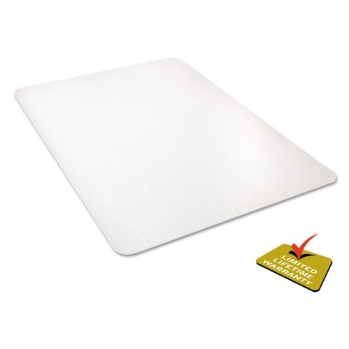 Deflecto Polycarbonate All Day Use Chair Mat - All Carpet Types, 45 X 53, Rectangle, Clear