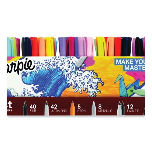 Sharpie® Precision Point Permanent Markers, Ultra-Fine Point, Assorted  Colors, Set Of 24