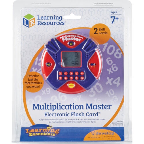 Learning Resources Multiplication Master Electronic Flash Card Game