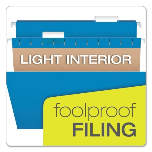 Pendaflex Colored Hanging Folders, Legal Size, 1/5-Cut Tab, Assorted, 25/Box