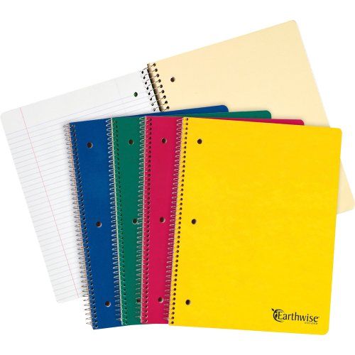 Tops Ampad Oxford Earthwise Recycled 3Hp Notebooks - Letter