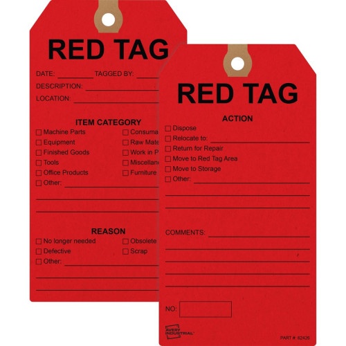 Avery® Preprinted Red Tag 5S Hang Tags