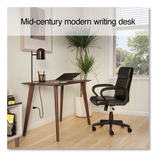 Union & Scale Midmod Writing Desk, 42" X 23.82" X 29.53", Espresso