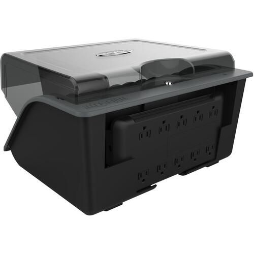 Tripp Lite 10-Device Desktop Ac Charging Station With Surge Protector For Tablets Laptops And E-Readers