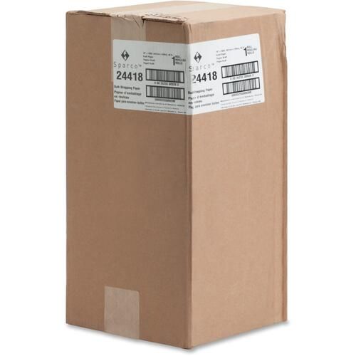 Sparco Bulk Kraft Wrapping Paper, Brown, 24 W x 1050' L