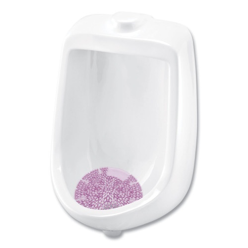 Big-D Diamond 3D Urinal Screen, Lavender Lace Scent, 0.13 Oz, Lavender, 10/Box