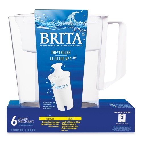 Brita Classic Water Filter Pitcher, 40 Oz, 5 Cups