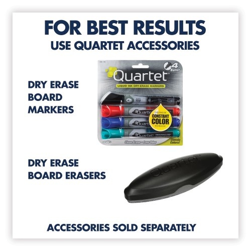 Quartet Classic Series Nano-Clean Dry Erase Board, 48 X 36, White Surface, Silver Aluminum Frame