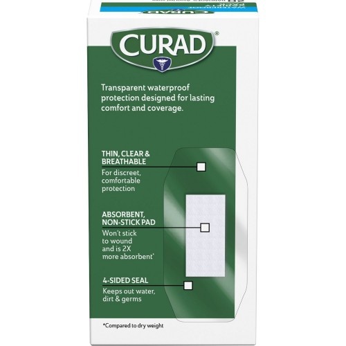 Curad Assorted Waterproof Transparent Bandages