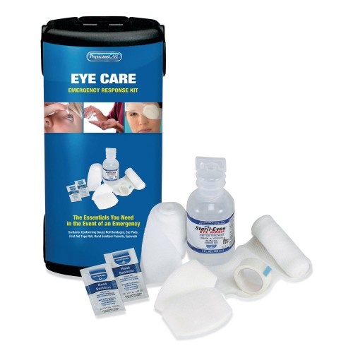 Physicianscare First Responder Eye Care First Aid Kit, Plastic Case