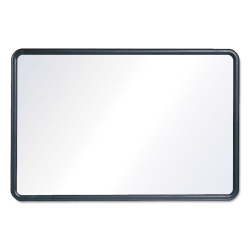 Quartet Contour Dry Erase Board, 48 X 36, Melamine White Surface, Black Plastic Frame