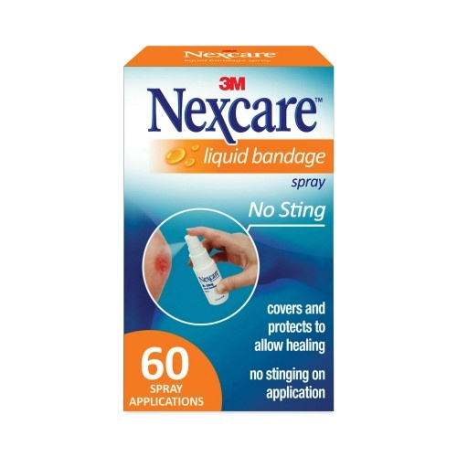 Nexcare No-Sting Liquid Bandage Spray, 0.61Oz