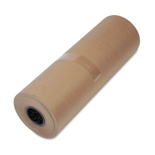 Universal High-Volume Heavyweight Wrapping Paper Roll, 50 Lb Wrapping Weight Stock, 24" X 720 Ft, Brown