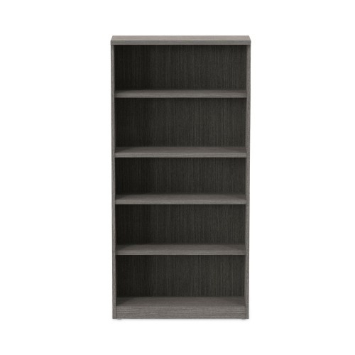 Alera Valencia Series Bookcase, Five-Shelf, 31.75W X 14D X 64.75H, Gray