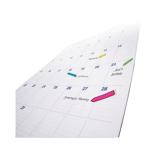 Post-It Arrow 0.5" Page Flags, Four Assorted Bright Colors, 24/Color, 96 Flags/Pack