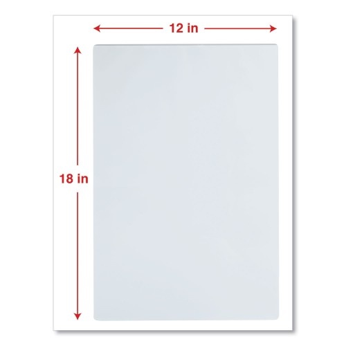Avery Clear Self-Adhesive Laminating Sheets 3 mil 9 x 12 Matte