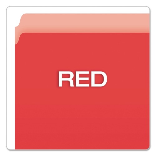Pendaflex 152 Red Colored File Folders