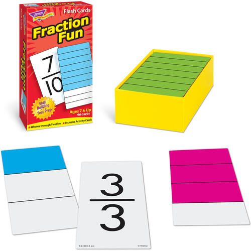 Trend Fraction Fun Flash Cards
