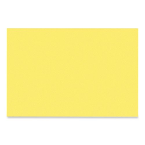 Prang Sunworks Construction Paper, 50 Lb Text Weight, 12 X 18, Yellow, 50/Pack